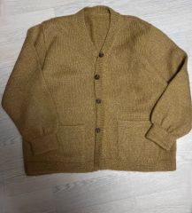 Fafatt カーディガン マスタードカラー - メルカリ