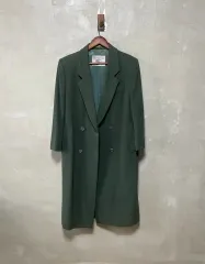 バーバリー ウール カシミア ダブル ブレスト コート J01936