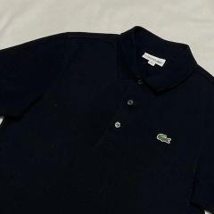 希少 70s 80s フランス製 ラコステ ポロシャツ 紺 フララコ フレラコ