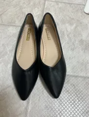 K黒色 フラットシューズ 新品 240