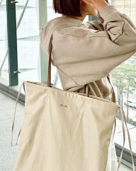 美品 特大【APRILY】アクティブトートバッグ アプリリー カゴバッグ 大 