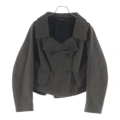 JIL SANDER NAVY (ジルサンダーネイビー) ジルサンダーネイビー ダブルブレストジャケット 36 ブラウン JDJ558CJJ006A72のサムネイル