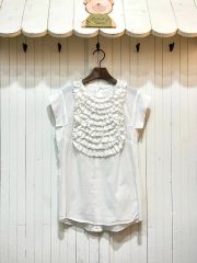 COMME des GARCONS フリル 半袖カットソー バックベルト - メルカリ