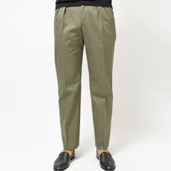 【40%OFF】44サイズ PT TORINO （ピーティートリノ） ポリエステル コットン ツイル 2インプリーツ ワークパンツ VENTI. 33031026081カーキ 44サイズ 新品のサムネイル