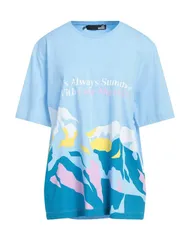 ラブ モスキーノ レディース トップス Tシャツ LOVE MOSCHINO Sky Blue ブルーのサムネイル