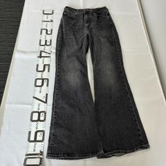 リメイク】再構築 ブラックデニム ワイドフレア バギー ベルボトム y2k