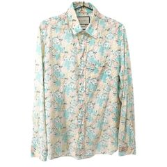 【美品】GUCCI☆LIBERTY フローラル　XL相当　メンズ　長袖シャツ 美品】GUCCI☆LIBERTY フローラル XL相当 メンズ 長袖シャツ - メルカリ