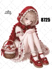 original sticker no.8725 // 人物ステッカー オリジナルステッカー オリジナル人物ステッカー ステッカー 装飾ステッカー cotton melodyのサムネイル