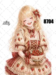 original sticker no.8704 // 人物ステッカー オリジナルステッカー オリジナル人物ステッカー ステッカー 装飾ステッカー cotton melodyのサムネイル