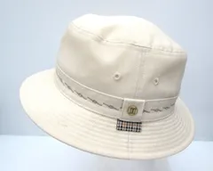 DAKS ダックス 帽子 バケットハット ライトベージュ Mサイズ 56.5㎝