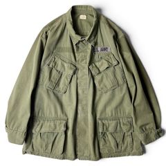 60s 69年製 US ARMY 米軍実物 4th ジャングルファティーグ ジャケット
