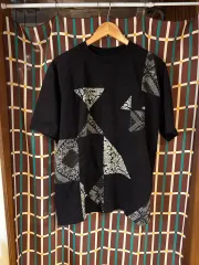 THE NORTH FACE パープルレーベル パッチワーク ブラック 半袖 Tシャツ