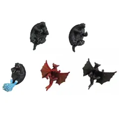 ジェンコ 抱きつきガメラ 大怪獣空中決戦 × 全5種セット フルコンプ ガチャガチャ カプセルトイ コンプリート ガメラ 指輪 リング フィギュア GI ギャオス