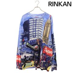 Supreme XL 長袖カットソー 都市景観プリントスパンコール - メルカリ