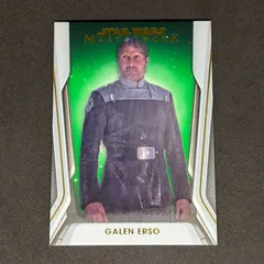 Galen Erso / ゲイレン・アーソ 2021 Topps スターウォーズ マスターワーク ベースカード Green #38 99枚限定