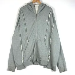 【中古品】 DISCOVERED ディスカバード × CHAMPION チャンピオン 別注 コラボ WIDE SWEAT HOODIE ワイド スウェット フーディ トップス フルジップパーカー 再構築 【140-260504-ko-09-tei】