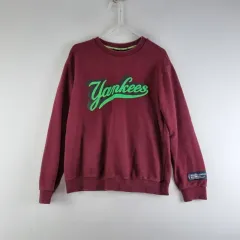 F9952 MLB レディース90 YANKEES ロゴ ワイン スウェット/더크のサムネイル