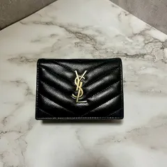 SAINT LAURENT レザー 折り財布