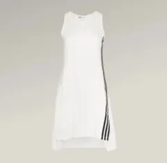 Y-3 YOHJI YAMAMOTO ヨウジヤマモト 3本線 スリーブレス 白 ONE PIECE XS S Mのサムネイル