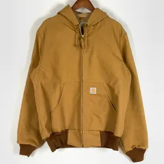 【中古品】 Carhartt カーハート DUCK ACTIVE JACKET J131-BRN ダック アクティブ ジャケット アウター サーマル裏地 【145-260504-ko-13-tei】