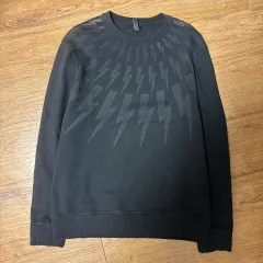 正規品 ニール バレット 雷 スウェット ブラック M 新品(傷)のサムネイル