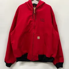 【中古品】 Carhartt カーハート DUCK ACTIVE JACKET J131-RED ダック アクティブ ジャケット アウター サーマル裏地 【145-260504-ko-14-tei】