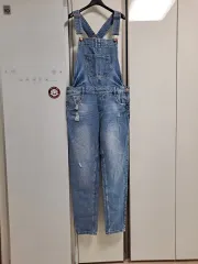 ZARA サスペンダーデニム