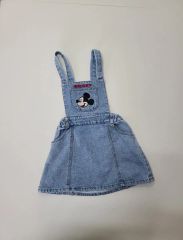 Disney デニム サロッペットスカート キッズベビー90 - メルカリ