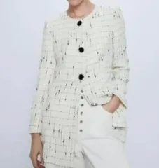 ZARA ザラ ツイード ジャケット (XS サイズ) 44-55