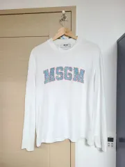 MSGM ストーン 白 長袖 Tシャツ Mのサムネイル