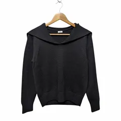 LOEFF ロエフ セーラーカラー セーター ニット W 5GG SAILOR 8813-106-0048 ブラック系 ウール サイズフリーサイズ 6544のサムネイル