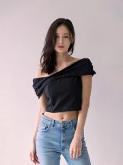 bibiy.SUSU RIBBON TOP - メルカリ