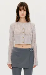 ザオープンプロダクト BLOCK HEM OPEN KNIT CARDIGANのサムネイル