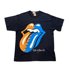 80s 1989 ROLLING STONES 両面プリントTシャツ | Mercari