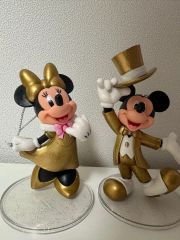 限定品☆ディズニーランドホテル限定販売ブロンズ像風ミッキーミニー