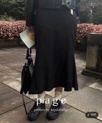 PINUE ピヌエ ダメージラッフルスカート M ブラック 田久保夏鈴 - メルカリ