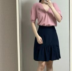 ド*ピ様 SAINT LAURENT サンローラン デニムミニスカート - メルカリ