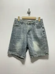 レディース デニム ハーフパンツ L