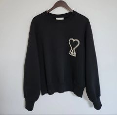AMI 25AW ゴールド ハートワッペン ラグランスウェット - メルカリ