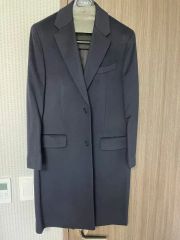 ブルネロクチネリ カシミヤ コート ジャケット XS 42 カーキ - メルカリ