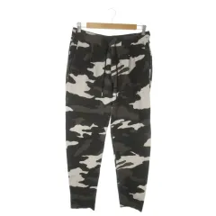 ダブルジェイケイ wjk cut-off easy slacks スウェットパンツ テーパード ストレッチ カモフラ 迷彩柄 裏毛 M グレー /AO23 ■GY03のサムネイル