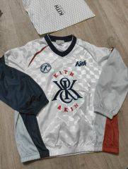KITH メッシュ ロングスリーブ ネイビー×ホワイト XS - メルカリ