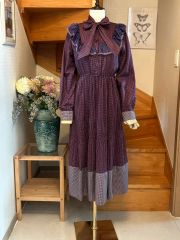 LADYレイヤードサテンキャミソールワンピース ラグナムーン ベージュ