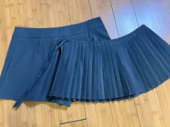 試着)グレー プリーツ パンツ