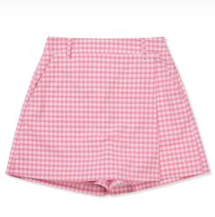 New Emo Gingham Micro Shorts Pink - メルカリ