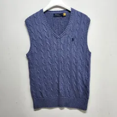 ポロラルフローレン POLO RALPH LAUREN ケーブル編みニット ベスト S