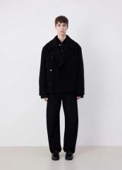 美品LEMAIRE ショートダッフルコート サイズ48 - メルカリ