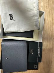 MONTBLANC レザー パスポートケース ブラック - メルカリ