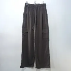 SS新作) カーゴ ロング ワイド パンツ 10color M L
