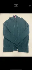 トミーヒルフィガー ジップアップ ニット L ダン ジム